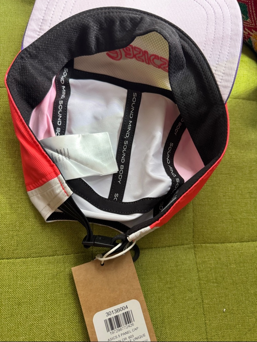 NWT ASICS 5 Panel Cap - Picture 3 of 5